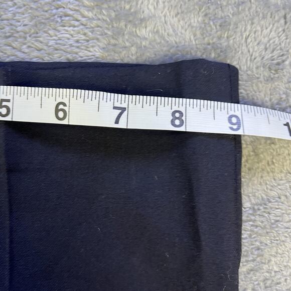 Adolfo Pants Mens 38x32 Black Wool Cashmere Super 140s Dress Slacks Flat Front - Picture 14 of 14